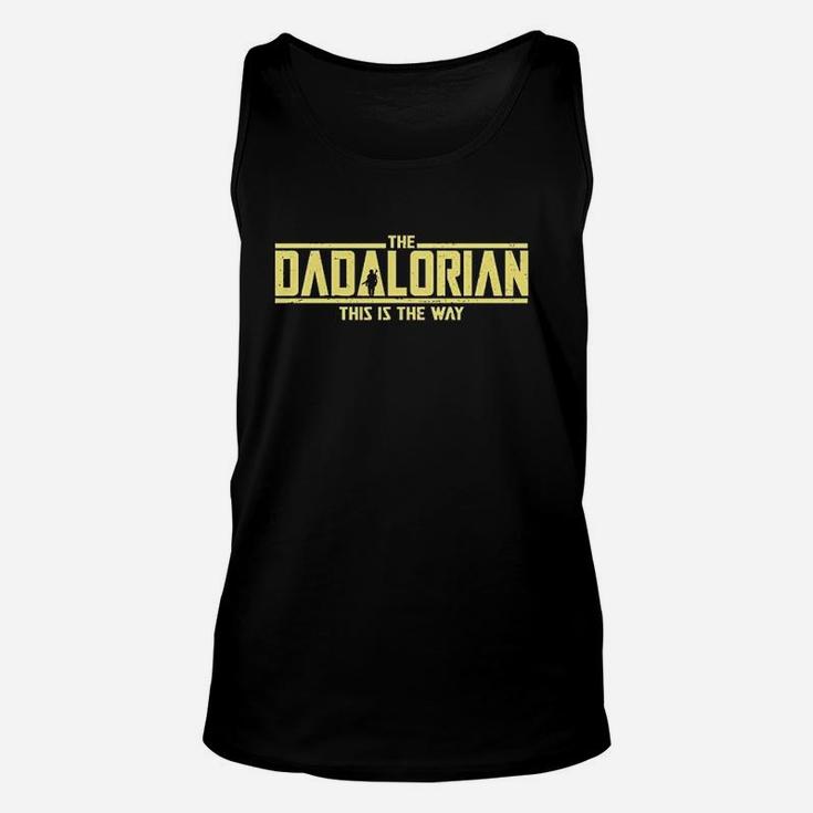 Cool The Dadalorian This Is The Way Unisex Tank Top