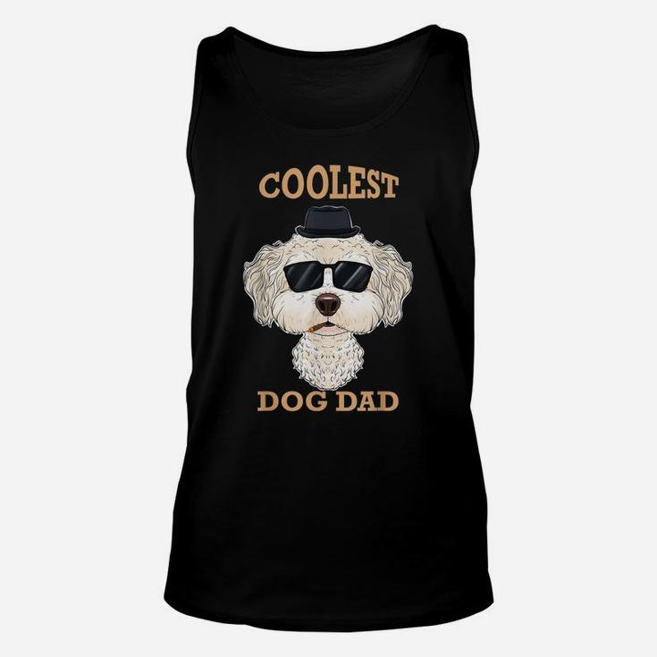 Coolest Dog Dad I Bichon Frise Dad I Bichon Frise Unisex Tank Top