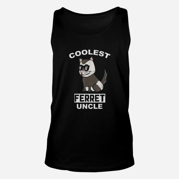 Coolest Ferret Uncle Funny Pet Unisex Tank Top