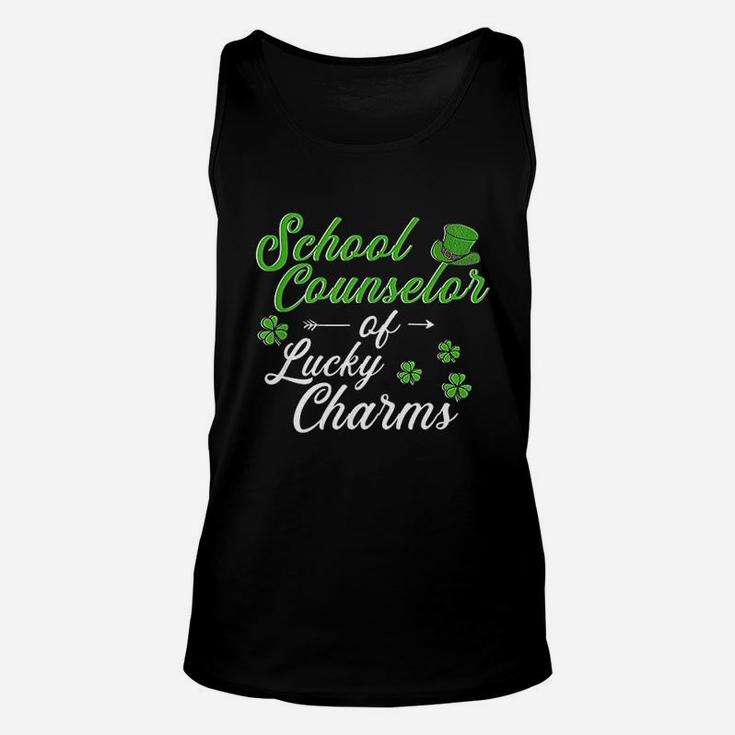 Counselor Of Lucky Charms St Patricks Day School Counselor Unisex Tank Top