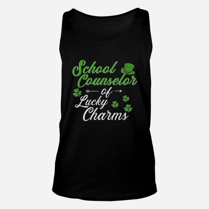 Counselor Of Lucky Charms St Patrick's Day School Counselor Unisex Tank Top