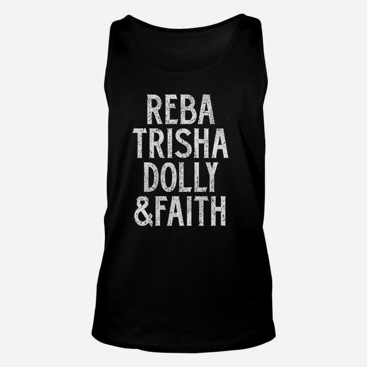Country Casuals Reba Trisha Dolly Faith Unisex Tank Top