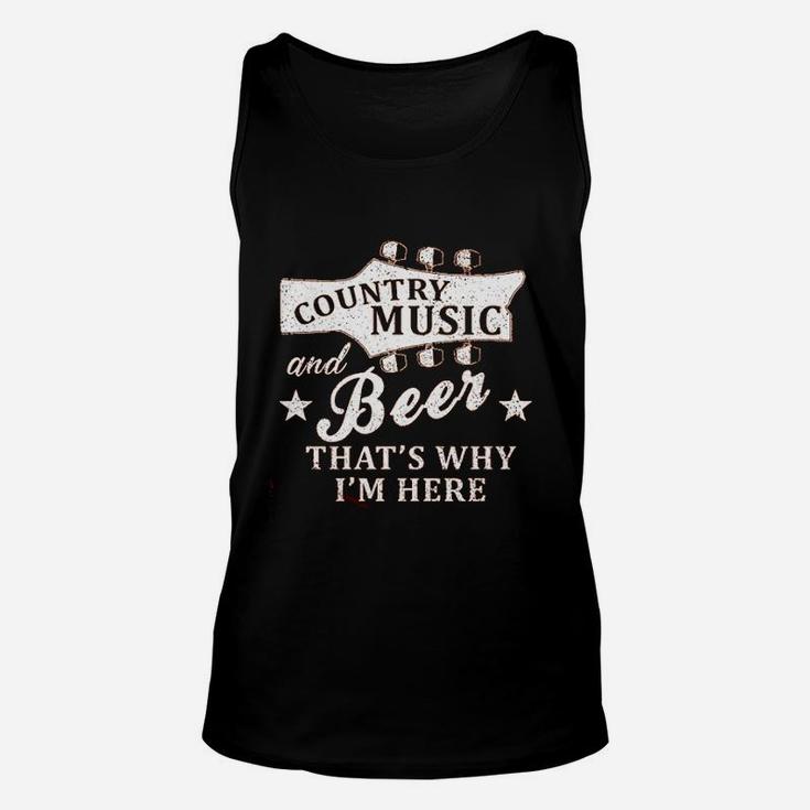Country Music Beer Summer Unisex Tank Top