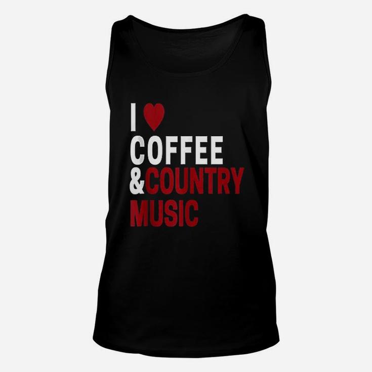 Country Music Lover Gifts I Love Country Music Unisex Tank Top