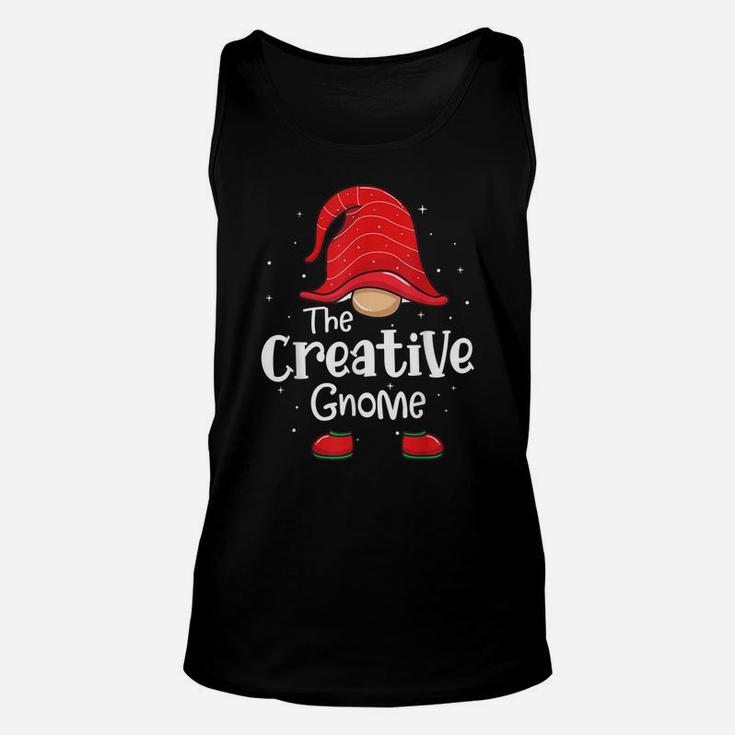 Creative Gnome Funny Christmas Matching Family Pajama Unisex Tank Top