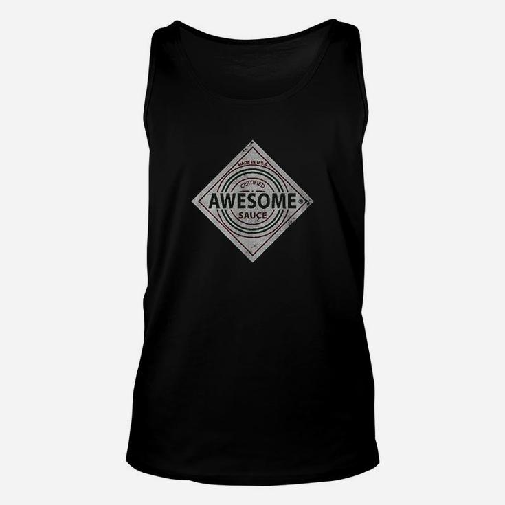 Crowns Awesome Sauce Hot Sauce Unisex Tank Top