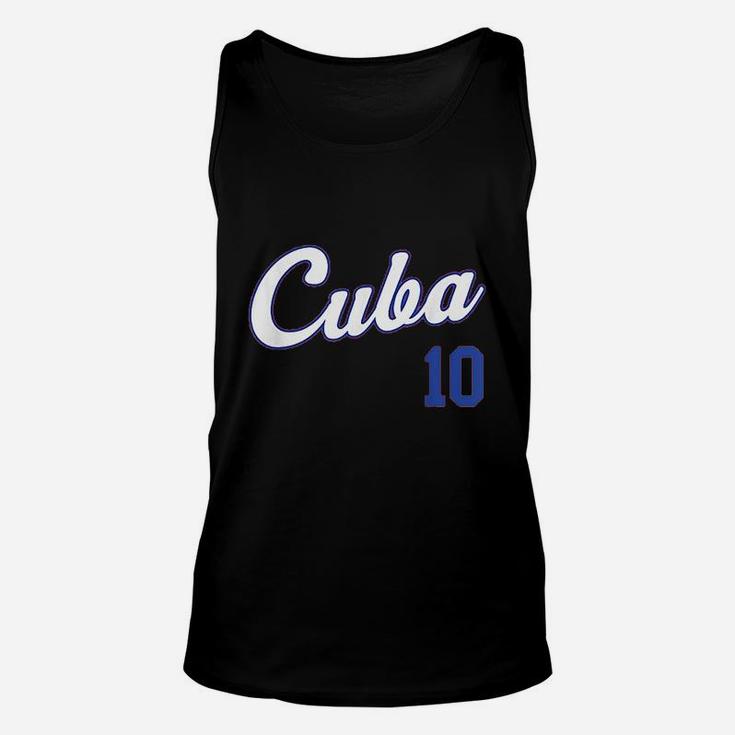 Cuba Baseball Unisex Tank Top