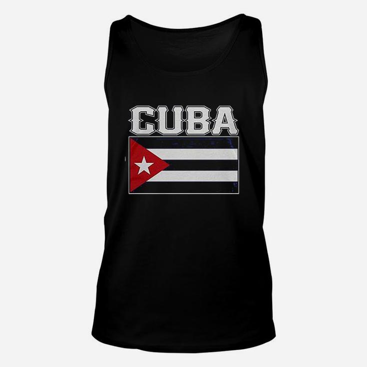 Cuba Cuban Flag Unisex Tank Top