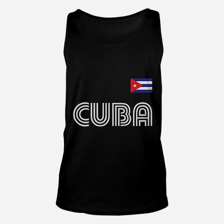 Cuba Soccer Unisex Tank Top