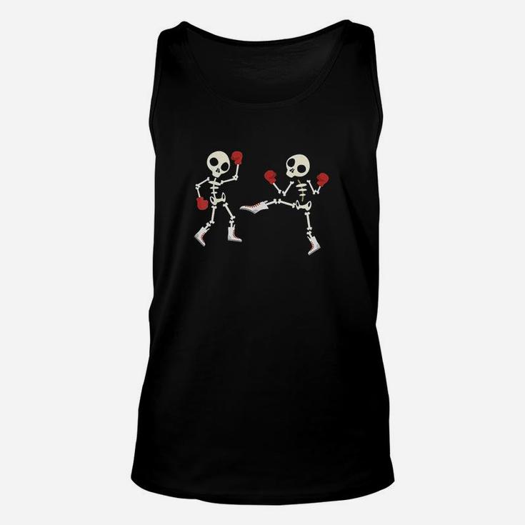 Cute Bone Kickbox  For Cool Men And Women With Humors Unisex Tank Top