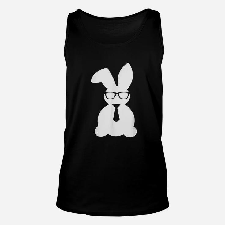 Cute Bunny Bow Tie Unisex Tank Top
