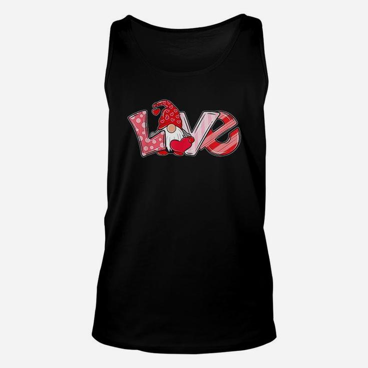 Cute Valentines Day Gnome Love Funny Gifts Unisex Tank Top