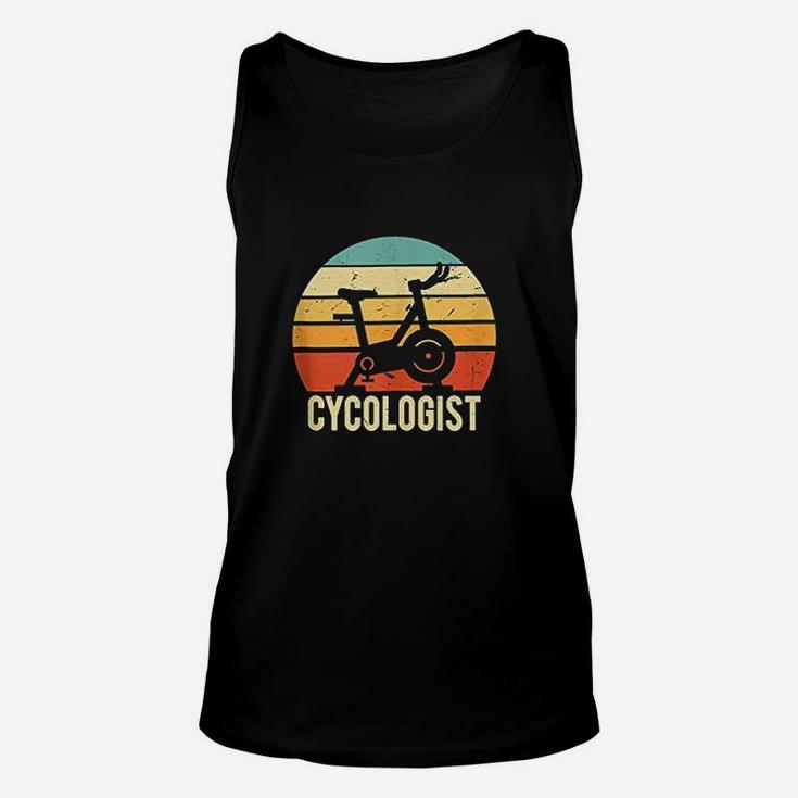 Cycologist Bike Rider  Funny Spin Class Cyclist Gift Unisex Tank Top