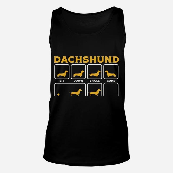 Dachshund Shirt For Women Men Funny Mom Dad Gift Dog Lover Sweatshirt Unisex Tank Top