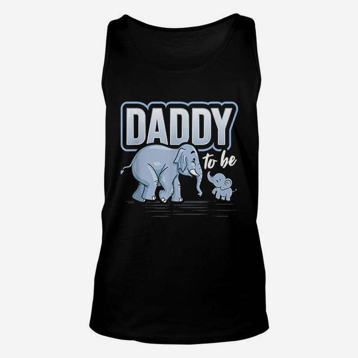 Daddy To Be Elephant Unisex Tank Top