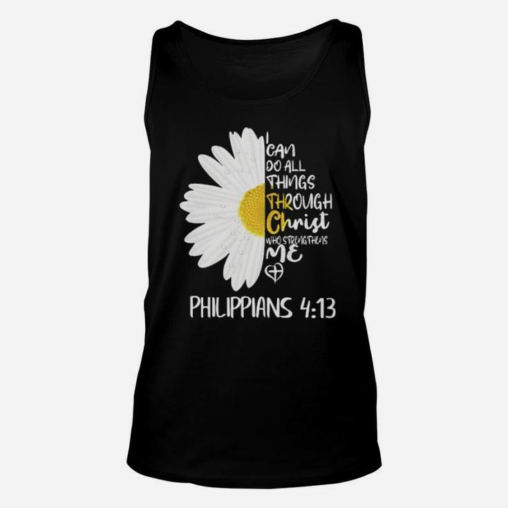 Daisy I Can Do All Things Through Christ Who Strengthens Me Unisex Tank Top