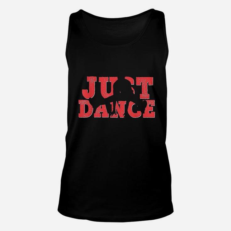 Dance Red Black Just Dancing Dancer Unisex Tank Top