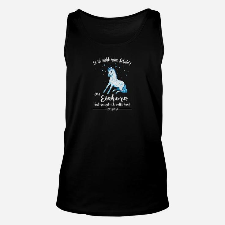 Das Einhorn Ist Schuld Blau TankTop