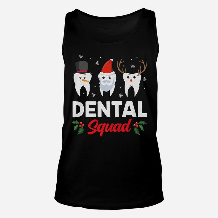 Dental Squad Clothing Holiday Gift Funny Christmas Dentist Unisex Tank Top