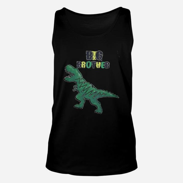 Dinosaur Big Brother Announcement Sibling Outfits Unisex Tank Top