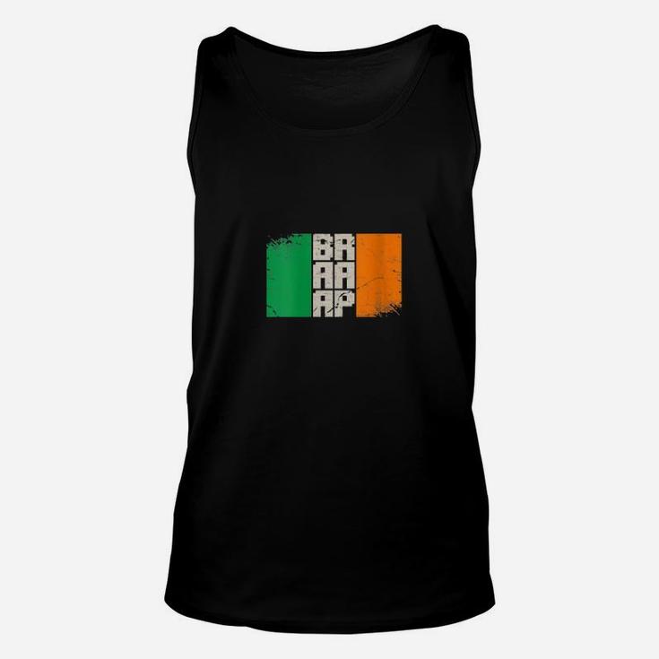 Dirt Biker Irish Flag Motocross Racer Unisex Tank Top
