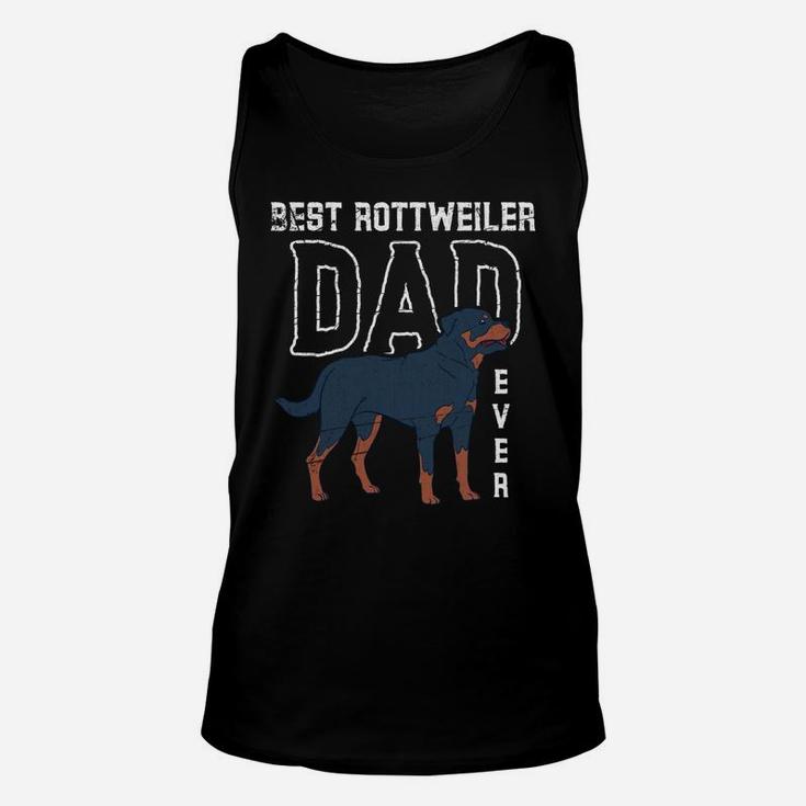 Dog Lover Rottie Dad Fathers Day Pet Animal Dad Rottweiler Unisex Tank Top