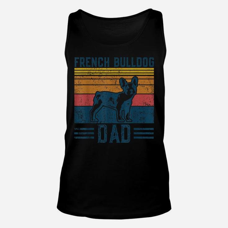 Dog | Frenchie Papa - Vintage French Bulldog Dad Unisex Tank Top