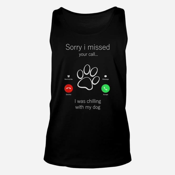 Dog Puppy Funny Dogs Mom Dog Lovers Dad Unisex Tank Top