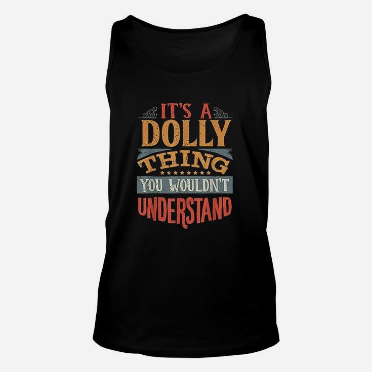 Dolly Name Unisex Tank Top