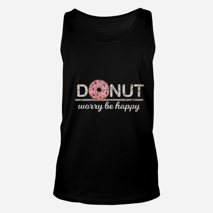 Donut Worry Be Happy Unisex Tank Top