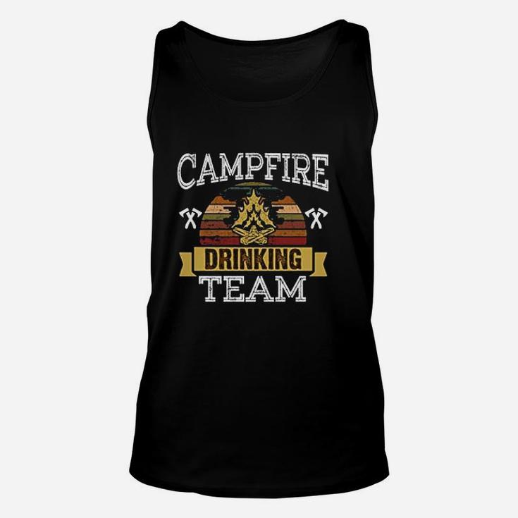 Drinking Team Camping Lovers Camper Gift Unisex Tank Top