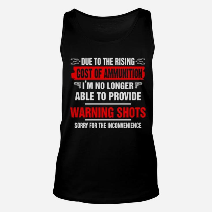 Due To The Rising Unisex Tank Top