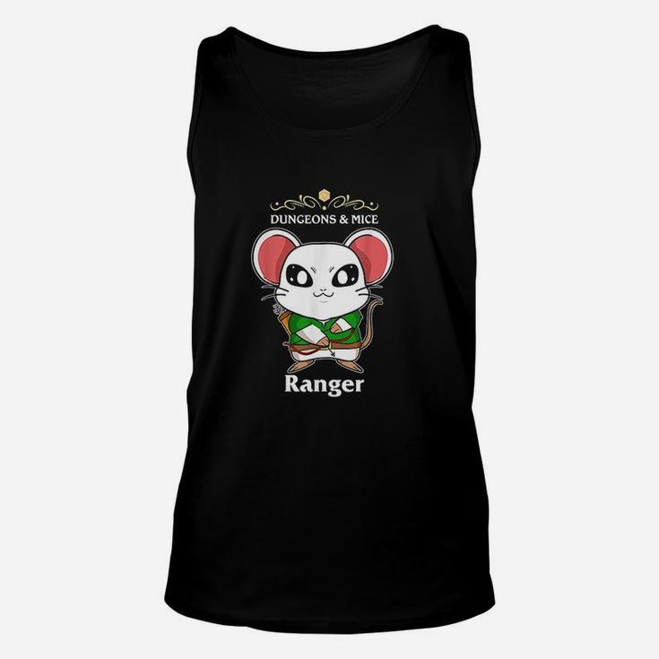 Dungeons And Mice Rpg D20 Ranger Roleplaying Tabletop Gamers Unisex Tank Top