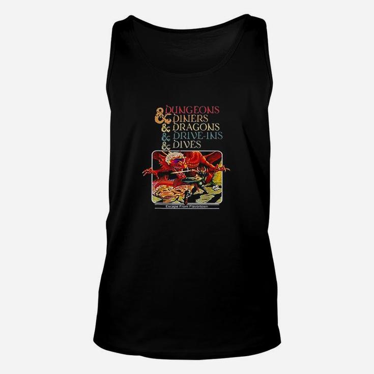 Dungeons  Diners  Dragons  Driveins  Dives Vintage Unisex Tank Top