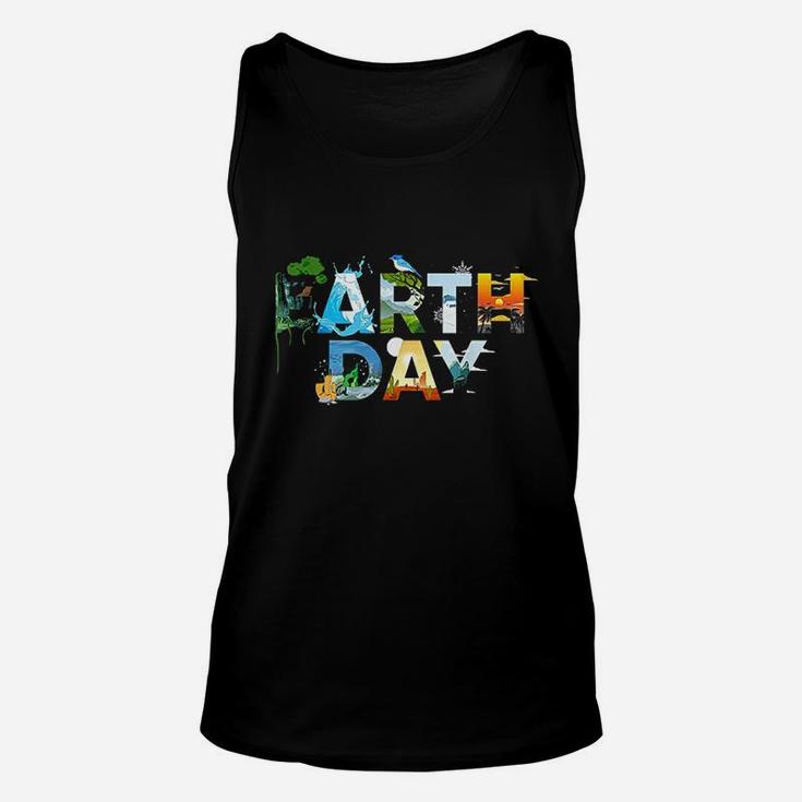 Earth Day Environmental Protection Save Tree Animals Unisex Tank Top