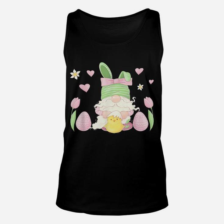 Easter Gnomes With Bunny Ears - Pastel Spring - Cute Gnome Unisex Tank Top