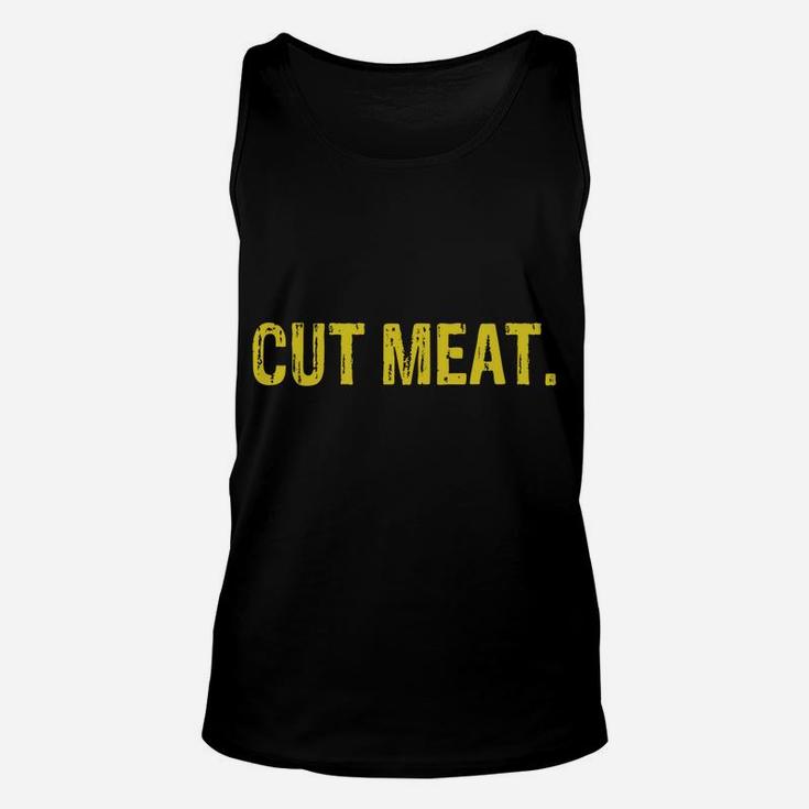 Eat Sleep Cut Meat Repeat Butcher Gift Unisex Tank Top