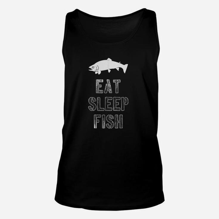 Eat Sleep Fish Unisex Tank Top