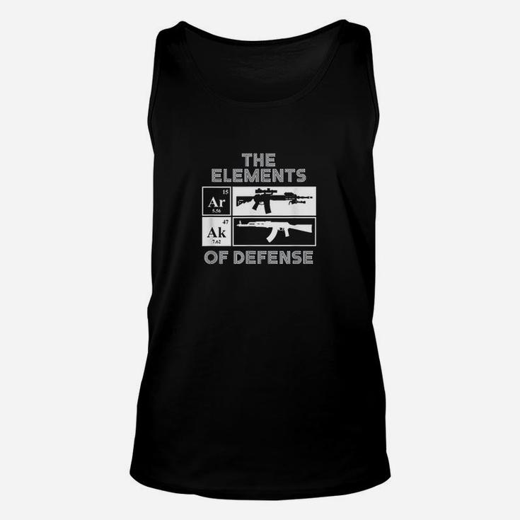 Elements Of Defense Periodic Table Unisex Tank Top