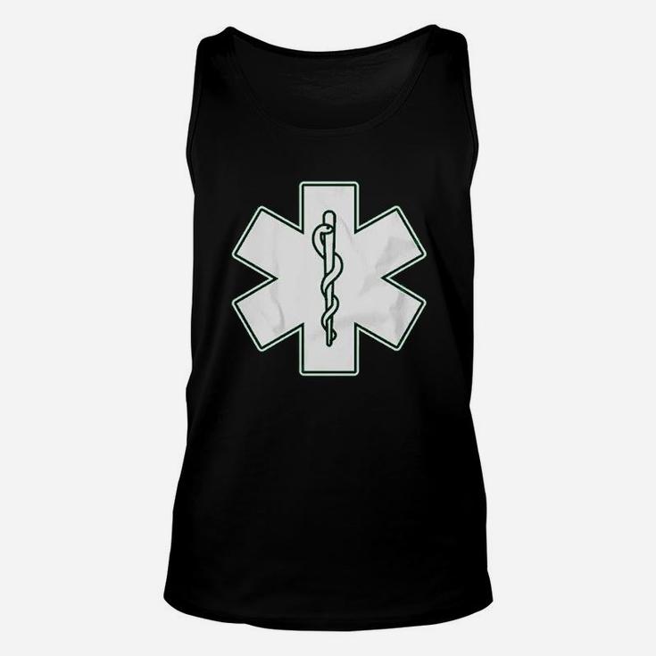 Ems Sign Emt Emergency Medical Technician Fitted Unisex Tank Top