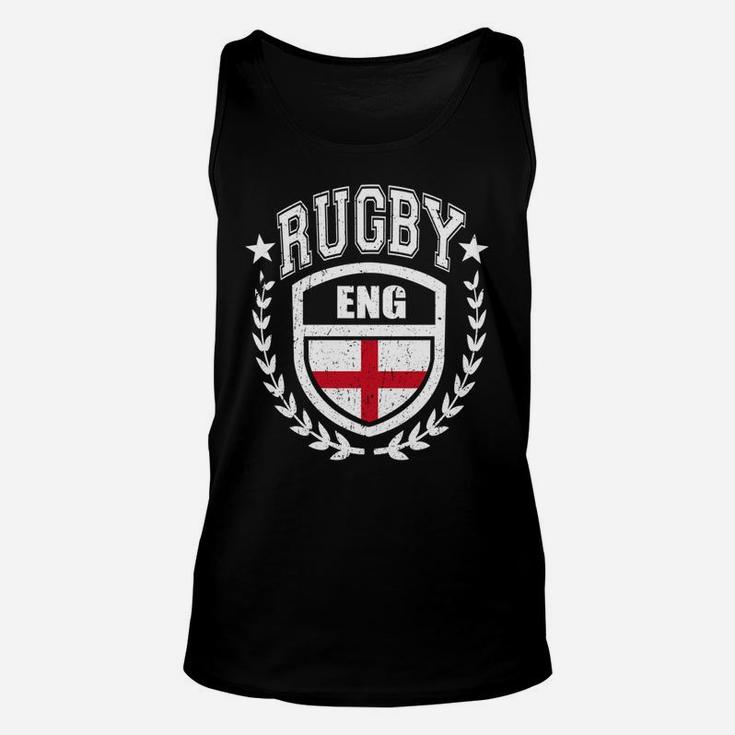 England Rugby Gear English Flag Vintage Sport Unisex Tank Top