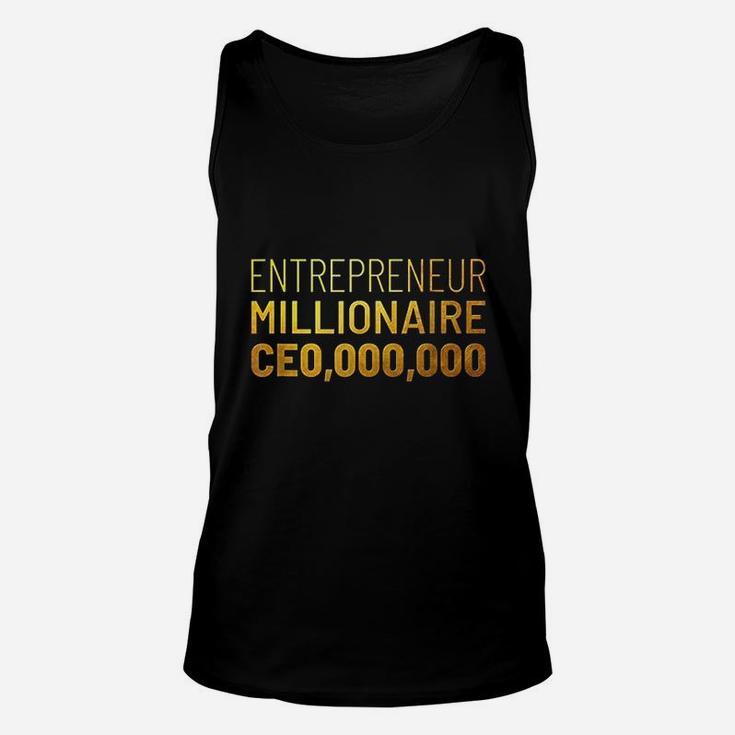 Entrepreneur Millionaire Ceo000000 Unisex Tank Top