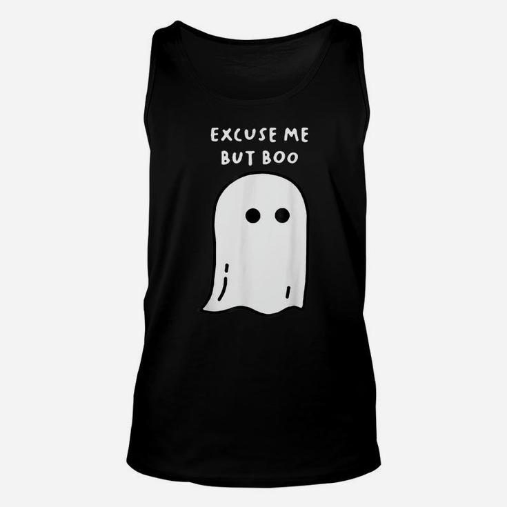 Excuse Me But Boo Ghost Unisex Tank Top