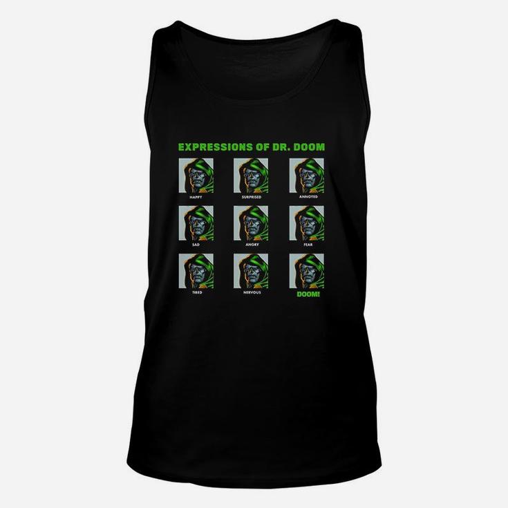 Expressions Of Dr Doom Panels Unisex Tank Top