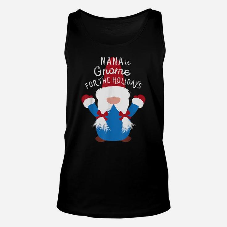 Family Matching Christmas T Shirt Nana Gnome Cute Funny Gift Unisex Tank Top