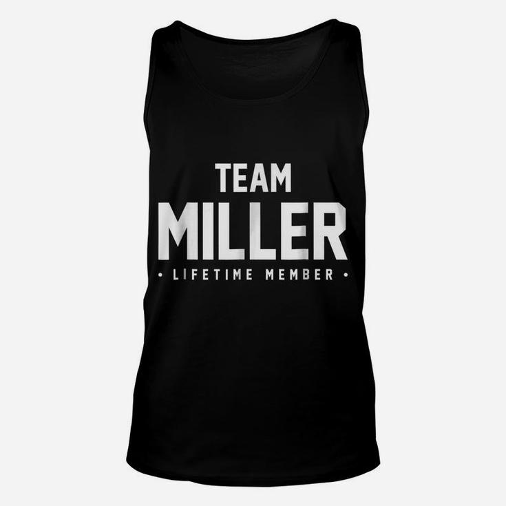 Family Reunion Shirt Team Miller Matching Gift Unisex Tank Top