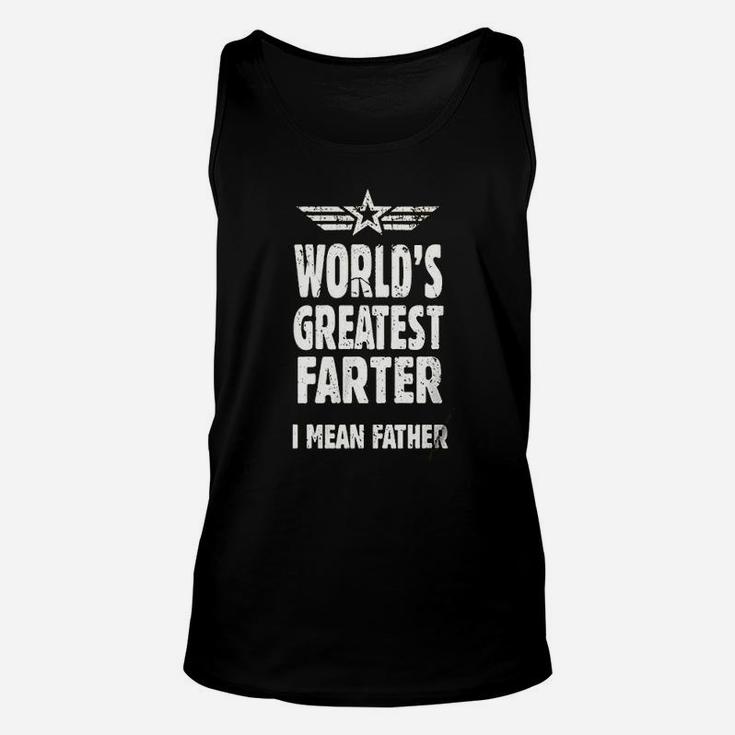 Fathers Day Worlds Greatest Farter Unisex Tank Top