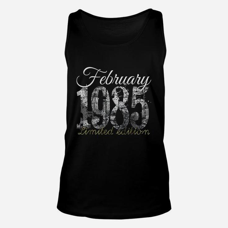 February 1985 35 Year Old 1985 35Th Birthday Gift Unisex Tank Top