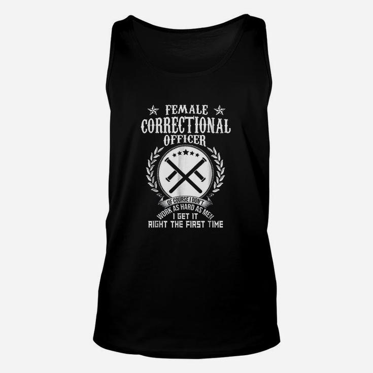 Female Correctional Officers Unisex Tank Top