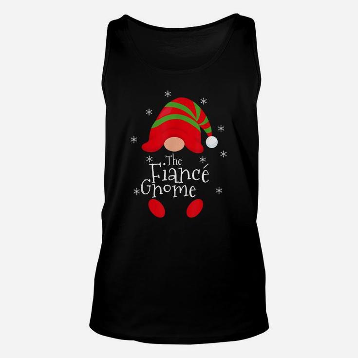 Fiancé Christmas Gnome Matching Getting Married Funny Xmas Unisex Tank Top